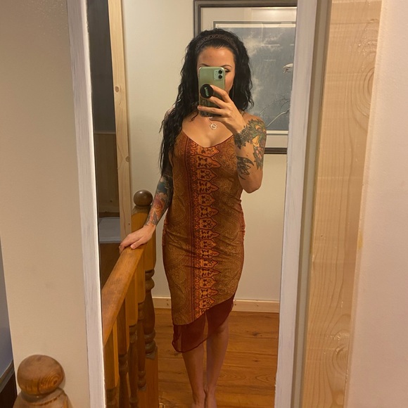 Vintage 90s slip dress
